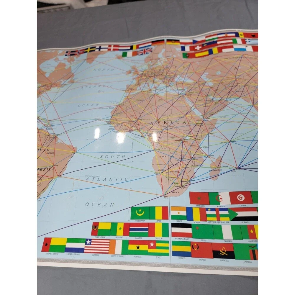 Take Off! World Edition Geography Board Game Resource Games Missing 1 Jet